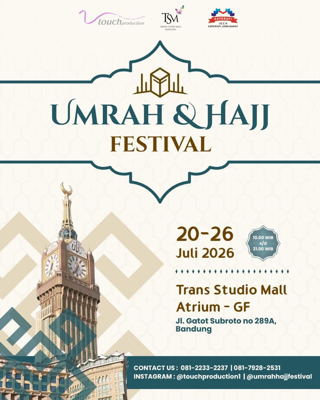 Pameran ” Umrah & Hajj Festival 2026 “