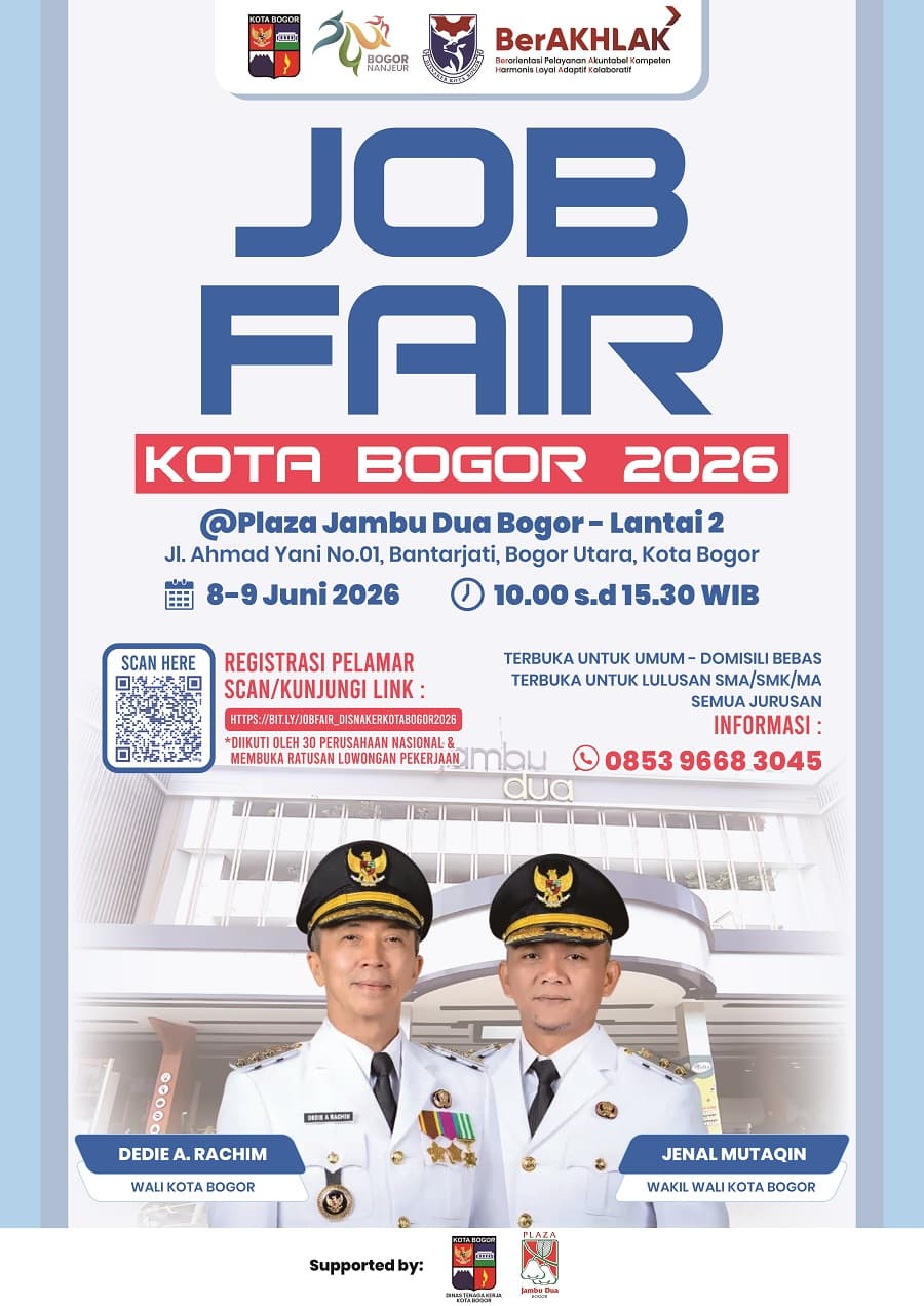 JOBFAIR DINAS TENAGA KERJA KOTA BOGOR 2026
