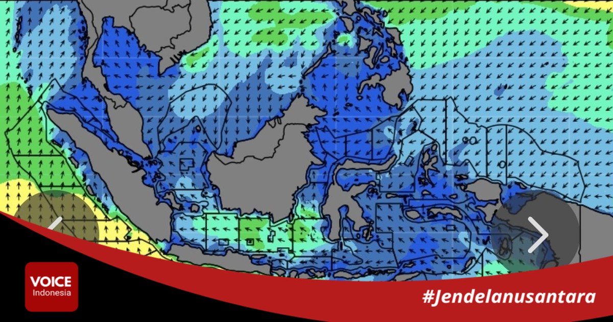 BMKG Peringatkan Gelombang 4 Meter Ancam Perairan Selatan RI | VOICE ...