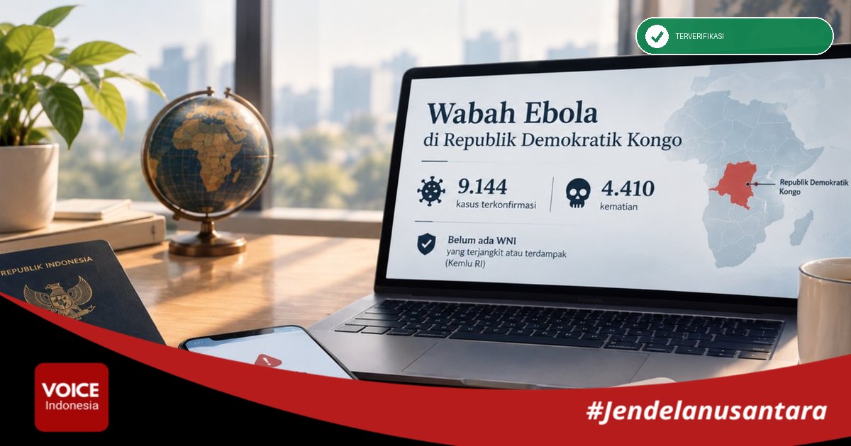 Wabah Ebola di Kongo Tembus 9.144 Kasus, Kemlu Pastikan Tak Ada WNI ...