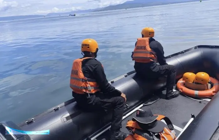 Dua Perahu Tabrakan di Balige, Brimob Sigap Evakuasi Peserta F1 Powerboat