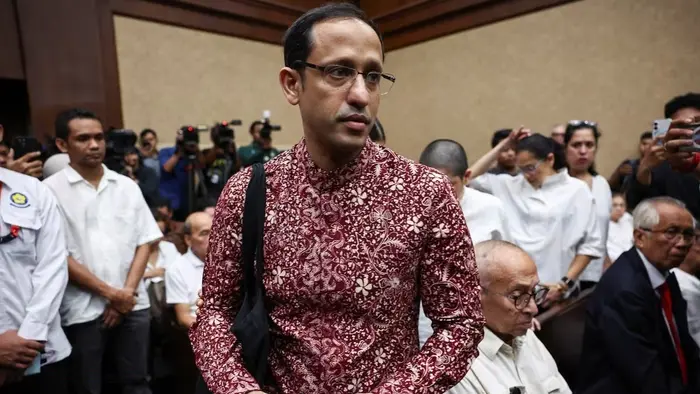 Mantan Mendikbudristek Nadiem Anwar Makarim dituntut 18 tahun penjara serta uang pengganti Rp5,67 triliun dalam perkara dugaan korupsi program digitalisasi pendidikan pengadaan laptop Chromebook
