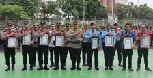 Polresta Bandara Soetta Beri Penghargaan kepada Personel Polri, Anggota Avsec dan Pengemudi Taksi