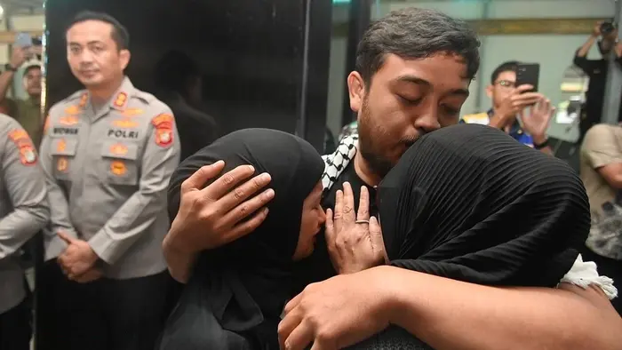 Potret salah satu WNI yang kembali ke Tanah Air usai ditahan militer Israel