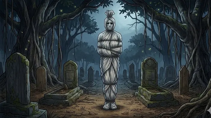 Ilustrasi pocong