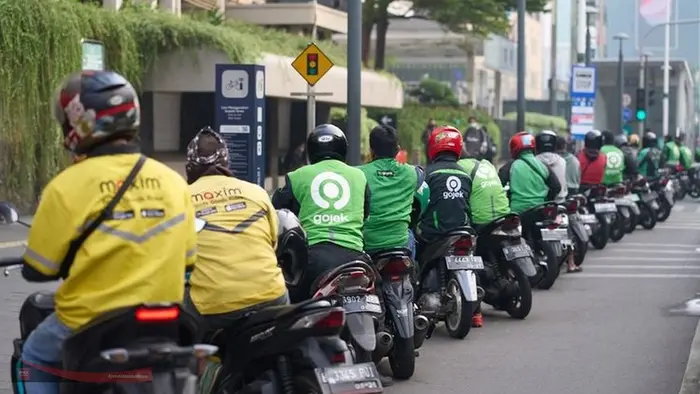 Ilustrasi ojek online