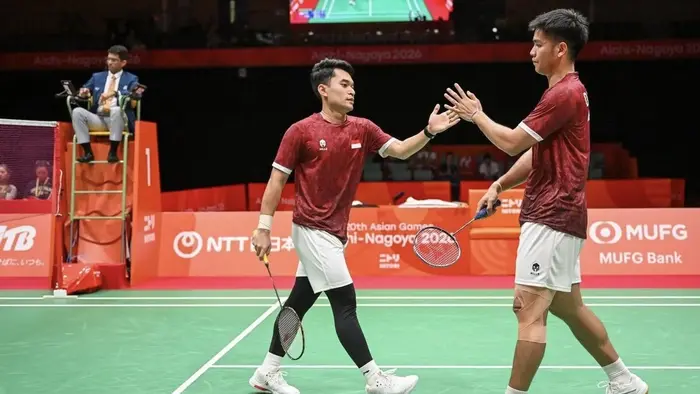 Pasangan ganda putra Indonesia Leo Rolly Carnando/Daniel Marthin lolos ke final Asian Games 2026