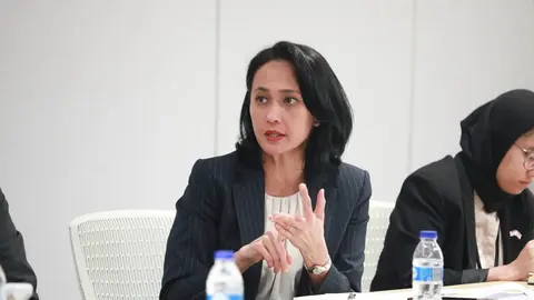 Wakil Menteri Pelindungan Pekerja Migran Indonesia (P2MI) Christina Aryani