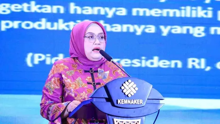 Direktur Hubungan Kerja dan Pengupahan Kementerian Ketenagakerjaan (Kemnaker) Dhatun Kuswandari