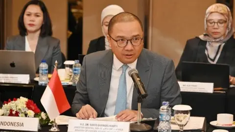 Direktur Jenderal Asia Pasifik dan Afrika Kementerian Luar Negeri (Kemlu) RI Santo Darmosumarto