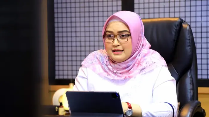 Direktur Jenderal Pembinaan Hubungan Industrial dan Jaminan Sosial Tenaga Kerja Kementerian Ketenagakerjaan (Kemnaker) Indah Anggoro Putri
