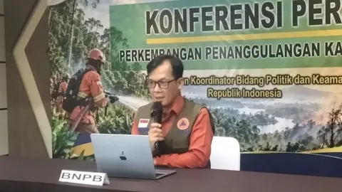 Pelaksana Tugas (Plt) Kepala Pusat Data, Informasi dan Komunikasi Kebencanaan BNPB Berton SP Panjaitan