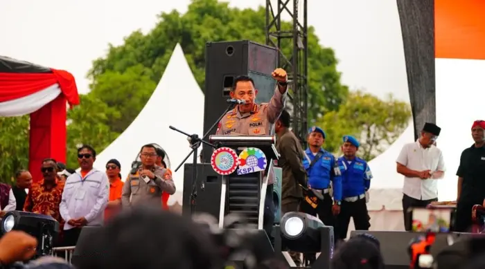 Kapolri Ajak Buruh Ikut Jaga Kamtibmas
