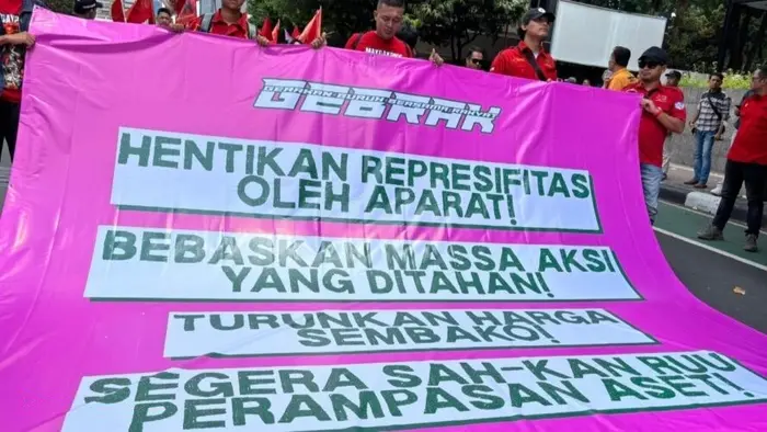 Gelar Aksi Damai, Ini 12 Tuntutan Aliansi Buruh untuk Pemerintahan Prabowo