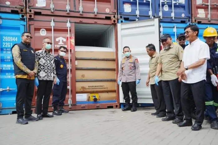Petugas Gabungan Bongkar Pelanggaran Ekspor CPO, 87 Kontainer Berhasil Disita