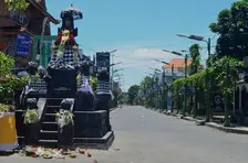 Suasana Bali Sepi dan Lengang Saat Hari Raya Nyepi