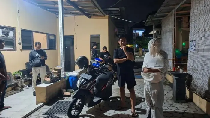 Sejumlah remaja diduga membuat konten pocong