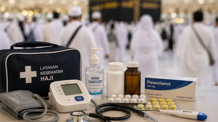 Peralatan medis dan obat-obatan disiagakan untuk mendukung pelayanan kesehatan jemaah haji Indonesia di Arab Saudi.