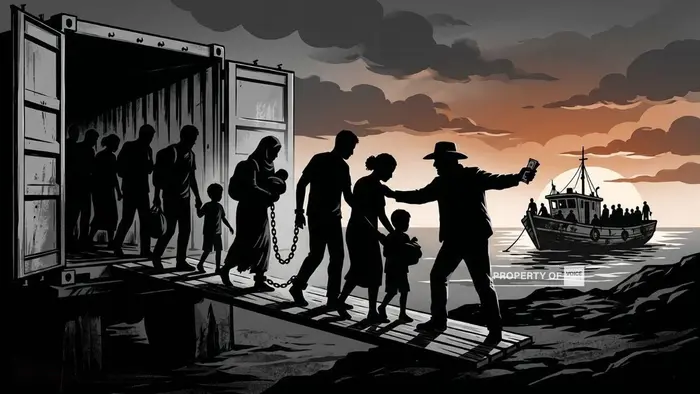 Ilustrasi Sindikat Tindak Pidana Perdagangan Orang (TPPO)