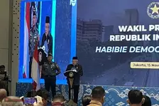 Hadiri Habibie Democracy Forum, Ma'ruf Amin Sebut Tiga Isu Krusial di Pemilu 2024