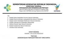 Kemenkes Terbitkan Surat Edaran Terkait Virus Nipah