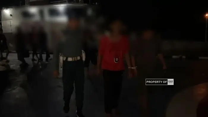 Satu orang tekong berinisial W dan satu orang ABK berinisial A diamankan petugas.