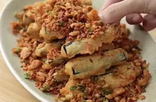 Mau Buka Puasa, Yuk Masak Terong Goreng Abon Kriuk