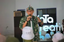 Hadir di Probolinggo Dalam Acara Ekonomi Kreatif, Sandiaga Uno Sampaikan Hal Ini