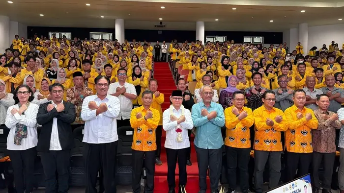 Foto memperlihatkan suasana kegiatan peresmian Migrant Center di Universitas Lambung Mangkurat.
