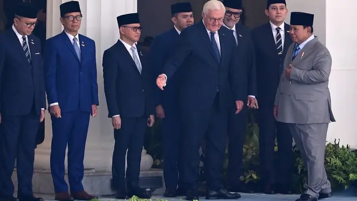 Presiden RI Prabowo Subianto dan Presiden Jerman Frank-Walter Steinmeier