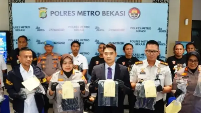 Barang bukti pembunuhan kasus WNA