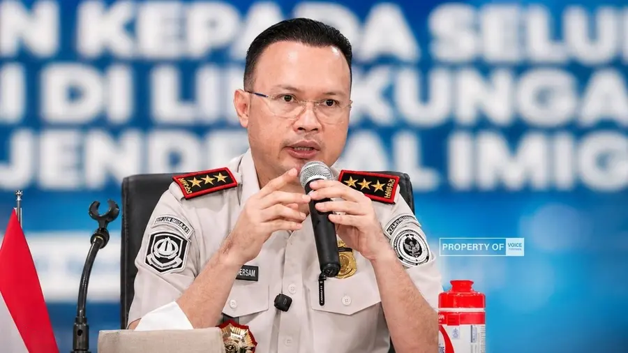 Imigrasi Tangkal Dua WNA Penyelenggara Lari Diskriminatif Direktur Jenderal Imigrasi Hendarsam Marantoko