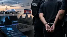 Ilustrasi penanganan kasus dugaan jaringan scam yang melibatkan WNI di Kamboja dan bermula dari tawaran kerja melalui aplikasi pesan daring.