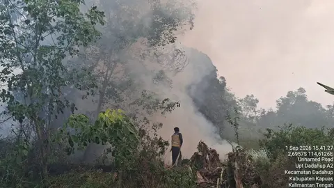 Upaya perlindungan masyarakat dari risiko kebakaran hutan dan paparan asap.