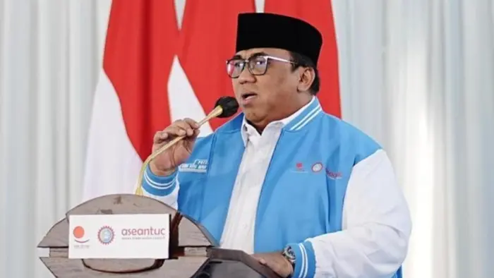 Presiden KSPSI Andi Gani Nena Wea