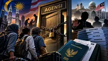 Ilustrasi tentang "Pintu Tunggal Agensi Menyekat Pelindungan Pekerja Migran di Malaysia