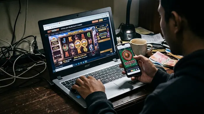 Ilustrasi judi online