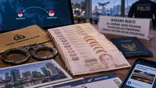 Puluhan lembar pecahan 10.000 dolar Singapura menjadi bagian dari penyelidikan perkara yang melibatkan Indonesia dan Singapura.