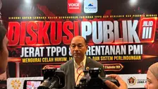 Wakil Ketua Lembaga Perlindungan Saksi dan Korban (LPSK), Dr. Antonius PS Wibowo dalam Diskusi Publik Jilid III bertajuk "Jerat TPPO dan Kerentanan PMI: Mengurai Celah Hukum, Jalur Gelap, dan Sistem Perlindungan" yang digelar Voice Indonesia bersama Bogor Media Siber Network, Rabu (9/9/2026).