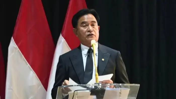 Menteri Koordinator Bidang Hukum, Hak Asasi Manusia, Imigrasi, dan Pemasyarakatan, Yusril Ihza Mahendra