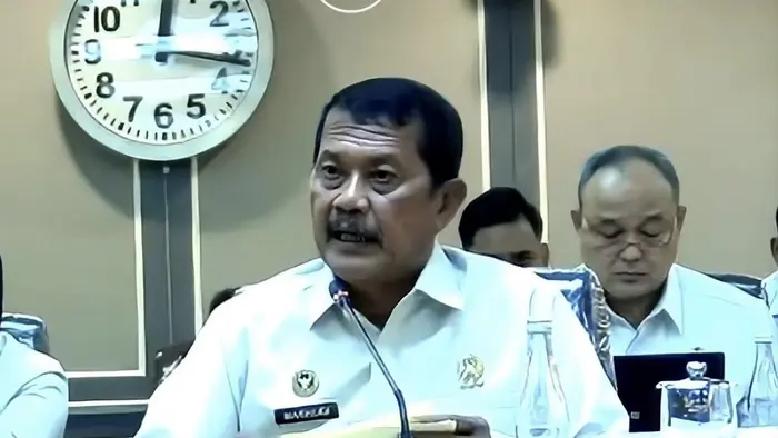 Direktur Jenderal Pemasyarakatan Mashudi dalam rapat bersama Komisi XIII DPR di kompleks parlemen