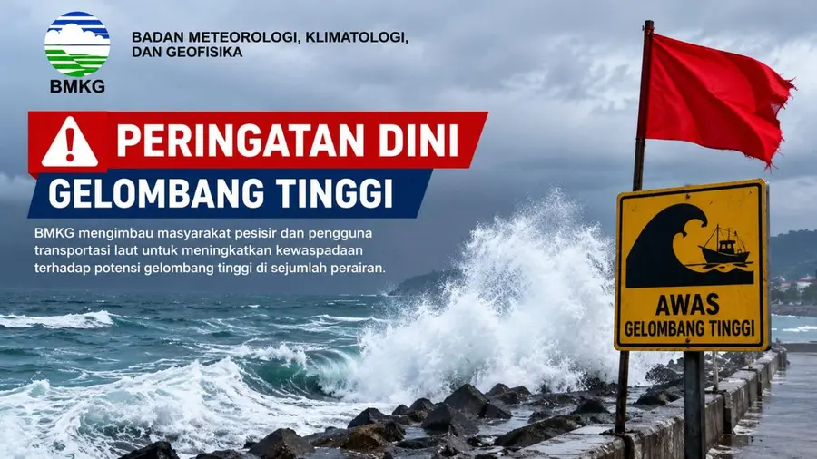 BMKG Peringatkan Gelombang 4 Meter, Ini Wilayahnya Bmkg
