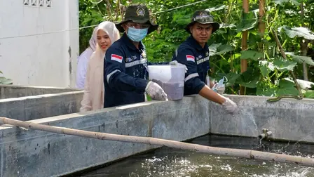 Peserta Pelatihan SMK Go Global Dilatih Budidaya Ikan Air Tawar