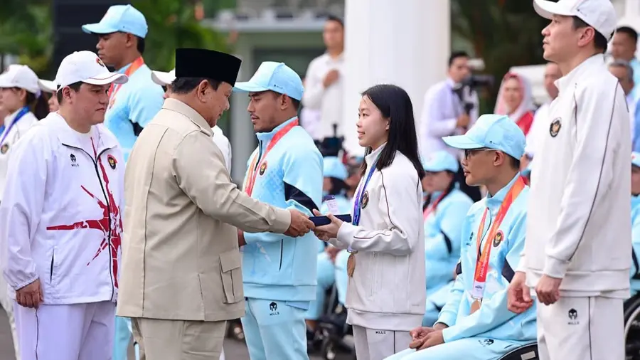 Presiden Prabowo Beri Bonus Atlet Peraih Medali Asian Games dan Asian Para Games Aichi-Nagoya Prabowo