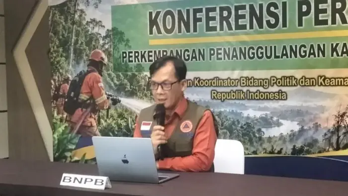 Pelaksana Tugas (Plt) Kepala Pusat Data, Informasi dan Komunikasi Kebencanaan BNPB Berton SP Panjaitan