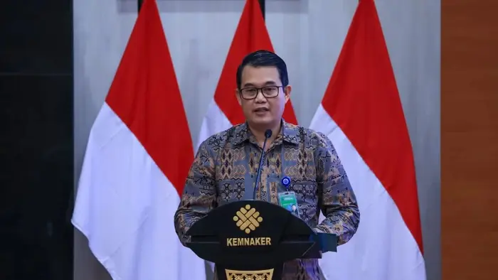 Direktur Jenderal Pembinaan Pelatihan Vokasi dan Produktivitas (Binavoltas) Kemnaker Darmawansyah